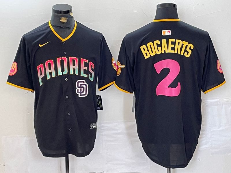 Men San Diego Padres 2 Bogaerts Black Jointly 2024 Nike MLB Jersey style 13